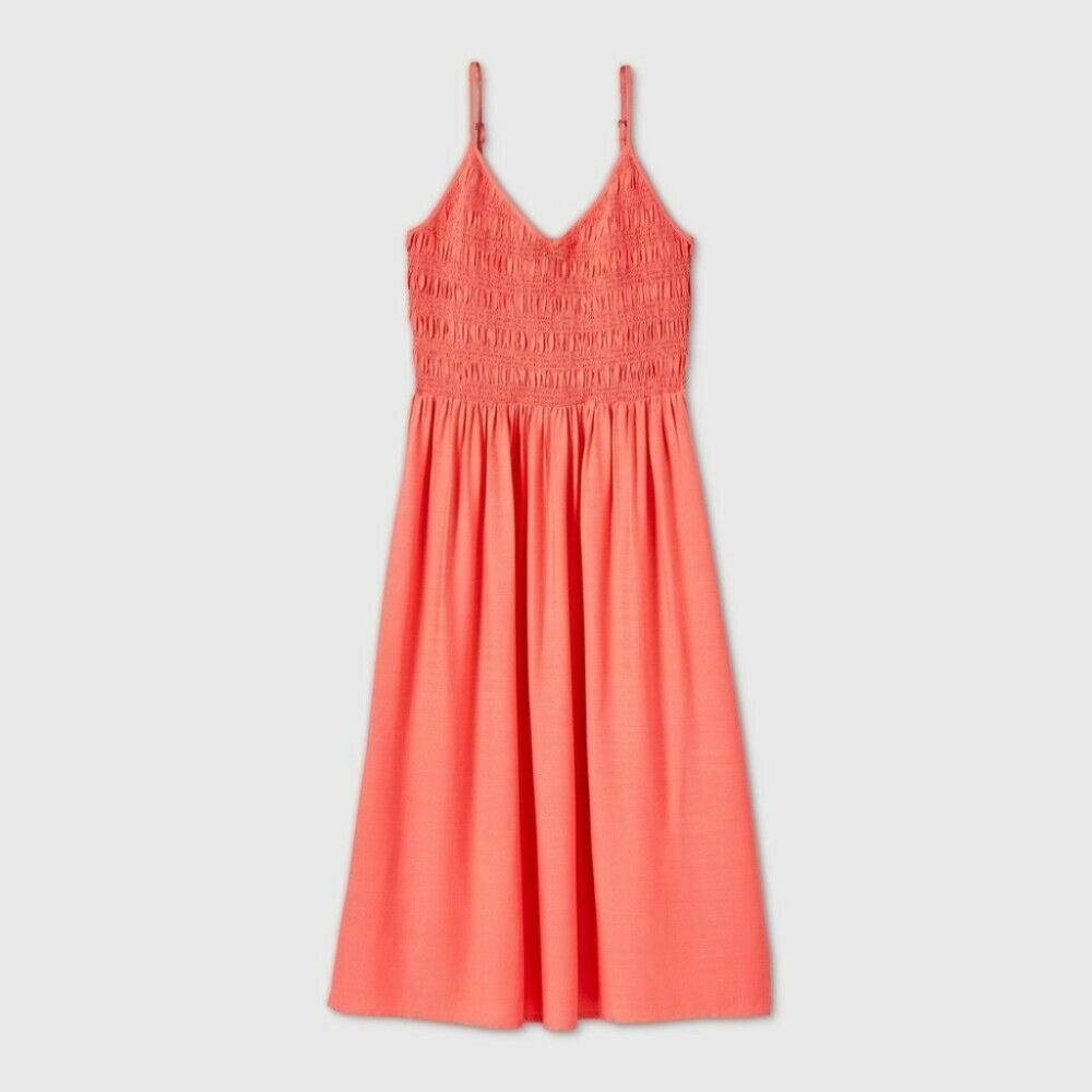 NWT- Target Wild Fable - XXL - Coral sleeveless Midi Dress